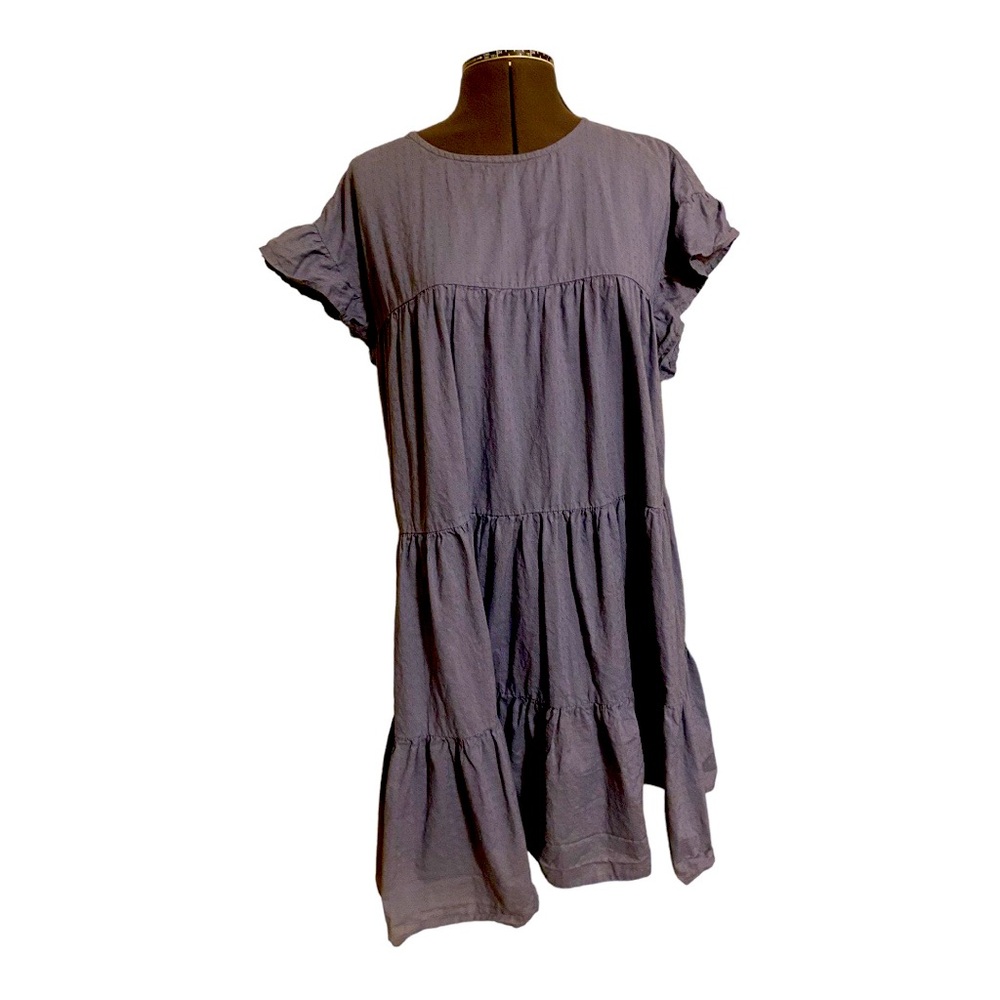 Jack + Avery Tiered Oversized Babydoll Dress Sz L (fits Plus Size)